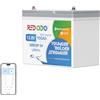 Redodo 12V 100Ah Group24 Bluetooth Batteria Litio,Batterie Lifepo4 con Protezione a Bassa Temperatura,Ricaricabile,Protezione 100A BMS,15000 Cicli Profondi,per Camper,Sistema Solare,Barca,Off-Grid
