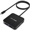 ACASIS Hub USB C, docking station USB C con HDMI 4K, Power Delivery 100 W, 3 porte USB A 3.0, 1 Type-C 3.0, adattatore splitter USB per MacBook, Mac Mini, Surface Pro, XPS, laptop e dispositivi USB C (2ft)