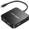 ACASIS Hub USB C, Docking Station Multi-Port con HDMI 4K, Power Delivery 100 W 3 porte USB 3.0 1 porta Type-C 3.0 Adattatore USB C per MacBook, Mac Mini, laptop e dispositivo USB C (0.49ftZZZ)