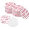 PATIKIL 30mm/1.17inch Guarnizione per Tappo in Schiuma, 100 Pz Sigilli Sensibili Alla Pressione Resistenti Alla Schiuma Ps per Guarnizioni Tappi Bottiglie, Bianco Rosso