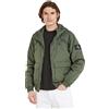 Calvin Klein Jeans Giacca Uomo Padded Hooded Harrington Giacca da Mezza Stagione, Verde (Thyme), S