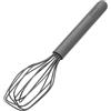 Kaiser Inspiration - Frusta da 29 cm, in 100% silicone, ergonomica, antiscivolo, lavabile in lavastoviglie, resistente al calore fino a 200 gradi, colore: Grigio