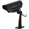 Gadpiparty Telecamera Fittizia Imitazione Simulazione Per Esterni Con Led Lampeggiante Facile Installazione Batteria