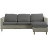 Estoralis | JAVA | Rivestimento seduta e schienale per divano e poltrona | Tessuto super elastico C/ 10 Grigio Perla | Taglia M (tra 50-85 cm x 65-95 cm e 10-20 cm di altezza)