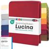 CelinaTex Lucina Baby Kids Lenzuolo Elasticizzato Lettino Letto per Bambini Cotone 60x120-70x140 cm Rosso Rubino