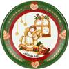 THUN, Piattino Dessert in Porcellana, Collezione Sorprese di Natale, Piattino Dessert Limited Edition 2024 da Collezione, Idea Regalo per Natale, Ø 19,3 cm