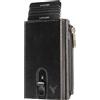 Lavalen Portafoglio Uomo Slim Pelle PopUp - Porta Carte di Credito Uomo Elegante - Portamonete Piccolo - Portacarte Ragazzo - Porta Tessere Tascabile - Mini Wallet - Idee Regalo Papá.
