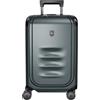 Victorinox Spectra 3.0 Expandable Frequent Flyer Carry-On, Valigia da Cabina, Trolley, Leggero, Donna/Uomo, 23 x 35 x 55 cm, 37-44 l, Grigio/Verde