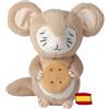FABA Peluche - Tutti a dormire con Oscar! - Storie Sonore per Bambini e Ragazze 10 Mese+, Riproduzione con Narrativa e FABA+, Giocattolo Educativo, Versione spagnola