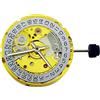 ZEZEFUFU Movimento automatico per orologio ETA 2824 2824-2, 25 rubini, Oro