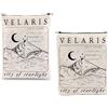 FOTAP ACOMAF Inspired Gift Acotar Velaris Book Sleeve Women City of Starlight Gift Vintage Stars Graphic Book Sleeve Acotar Merch Book Lover Gift Velaris Gift (Velaris Whithe bs)