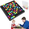 Sinwind Scacchiera Intellettuale Doppio Duello, 80 Pezzi Gioco da Tavolo per Eliminazione Degli Scacchi, Rainbow Ball Dual Duel, Gioco di Eliminazione di Palline Arcobaleno per Bambini Adulti (2-4 Persone)