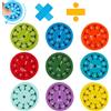 Tangdudu Math Fidget Spinners, Mini Math Fidget Spinner Silenzioso, Giocattolo Antistress Anti-Ansia, Portatile e Coinvolgente, Regalo Perfetto per Tutte le Età (Moltiplicazione e Divisione)