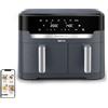 Tefal Dual Easy Fry XXL Friggitrice ad aria calda a doppia camera, capacità 11 litri, cassetto da 6,5 l + cassetto da 4,5 l, 99% in meno di grasso, 7 impostazioni automatiche, lavabile in