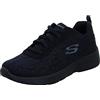 Skechers Dynamight 2.0-Homespun 12963/Sage - Scarpe basse stringate da donna, colore: verde salvia, Nero (Nero), 39 EU
