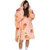 CozyDrew Felpa Oversize con Cappuccio, Coperta Originale, Gigante Super Morbida, Calda e Confortevole per Adulti, Uomini, Donne, Adolescenti (Elefantino)
