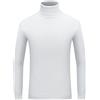 Hamthuit Uomini Slim Fit Pullover Uomo Dolcevita Maglioni Casual Maglieria Mens Maglione Pullover lavorato a maglia, bianco, 5X-Large