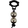 CAPPOUNM Anello del pene con peso Pene di testicoli Peso Cock Rings con silicone Strap Pene Ingrandimento Pendente per scroto Ballstretcher Ring Giocattoli sessuali per uomo