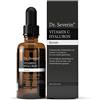 Dr. Severin® Siero di acido ialuronico con Vitamina C - booster antirughe, 100% ingredienti naturali + puro acido ialuronico di basso peso molecolare + alta dose di acido ialuronico a basso + alto