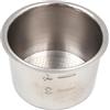 Hsthe Sea Tazza per caffè espresso, filtro poroso in acciaio inox, 51 mm, a parete singola, filtro poroso non pressurizzato, 4 tazze