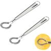 DALAETUS 4 Pezzi Frusta da Cucina in Acciaio Inox - Mini Frusta Manuale Frusta, Frusta da Cucina a Spirale per Mescolare Caffè, Salse, Latte Cremoso, Cucina, Pasticceria, Montare