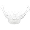 WPKD BLUEIY Cestello per Friggere Pieghevole Acciaio Inossidabile per Risciacquo a Vapore Cestello per Frittura per Alimenti Fritti Colino Cestello per Cottura Forniture per Cucina Ristorante