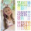 Dreamlover Ciocche Colorate per Capelli Bambina, Accessori Capelli Bambina, 24 Pieces