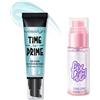 Misslyn Set Primer per Viso Fondotinta Crema Base Idratante e Spray Fissante per il Trucco Fissatore Illuminante