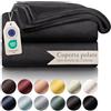 Blumtal Coperta Pile 270x230cm - Coperta Plaid divano super morbida - Coperta Divano certificata OKEO-Tex - coperta per divano - coperta invernale - coperte in pail - plaid matrimoniale - in antracite