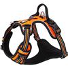 Truelove TRUE LOVE Pettorina per cani No Pull Nylon Riflettente Pet Harness Regolabile Comodo Controllo Step-in Colori Brillanti Truelove TLH56512 (S,Arancione)