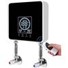 JAOGAUS Scaldabagno Elettrico Istantaneo, 7500W Scaldacqua Istantaneo a Risparmio Energetico con Display LED Touch, Telecomando e Riscaldamento Rapido per Doccia | Installazione a Parete (Senza Serbatoio)