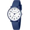 Timever Orologio per Bambino,Orologio Analogico al Quarzo per Ragazzi e Ragazze con Cinturino in Silicone,Impara a Leggere l'ora,Quadrante Luminoso