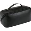 GLAM UP Glam'Up Paris - Astuccio da bagno grande da uomo, da donna, con astuccio per trucchi, organizer da viaggio, colore: nero, Nero, Astuccio multifunzione
