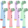 Oddekey Testine di ricambio per bambini, compatibili con Braun Oral B bambini, spazzolino elettrico Pro junior, testine di ricambio per bambini a partire da 3/a 6, setole morbide per una pulizia delicata, 8