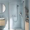 Grohe Precision Flow rubinetto doccia esterno con termostatico, 34805001, Precision Flow; Grohtherm cromo/nero [Rubinetteria Bagno > Rubinetteria Doccia]