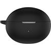 Generic Custodia in Silicone per HUAWEI Freebuds 6i, Auricolari Senza Fili Custodia Protettiva Morbida Cover Antiurto con Gancio (Nero)