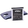 vhbw batteria compatibile con Samsung Galaxy GT-i9505, S4, S4 LTE smartphone cellulare (5200mAh, 3,8V, Li-Ion) + copribatteria (blu scuro)