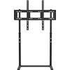 Medla Supporto TV da Pavimento: Porta TV da Terra Stand TV per 32-100 Pollici Porta Televisore da Pavimento Verticale Universale Altezza Regolabile Nero Max VESA 800x400mm Max Capacità 40kg