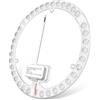 DoRight 36W Circolina LED Luce Fredda 6000K Ricambio al Posto della Lampada Neon Modulo Lampadina Circolare LED CRI 98+ Adatto per Telai di Plafoniere in Ferro 220V