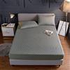 bonenjoy Coprimaterasso trapuntato, impermeabile, per letto matrimoniale, in microfibra, trapuntato, 35 cm, extra profondo, colore: grigio, matrimoniale…