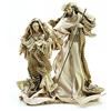 Stilè Natività in resina 3 soggetti Statuine realizzate in resina finemente dipinta con colori molto tenui e vestite con stoffa (20 Cm)