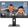 Msi Monitor Led 27" Msi PROMP273QP E2 WQHD 2560x1440 4ms classe E Nero [PRO MP273QP E2]