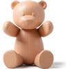 NENBOLEC Orso Statua Statuetta Animale Scultura Figurina Casa Decorazione Regali Moderna Soprammobili Ornamento Resina Arte Marrone 21 cm
