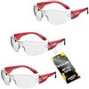voltX 3 x GRAFTER' Bifocale Leggero Industriale Occhiali di sicurezza, Certificati CE EN166f / Occhiali per ciclisti (TRASPARENTI +2.5 diottrie) Safety Reading Glasses
