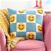 furn. Heya Home Love You More - Cuscino imbottito con piume bouclé ricamate