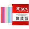 Siser® EasyWeed®, 12 Fogli cm30x30 - Busta Colori Pastello, vinile termotrasferibile termoadesivo per personalizzare i tessuti, hobby creativi, certificato VeganOk e Oeko-Tex standard 100 classe I