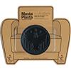 MastaPlasta Toppa autoadesiva per riparazione pelle di alta qualità, motivo: aquila nera, 8 x 8 cm, kit di riparazione e decorazione per divani, sedili auto, borse, giacche, fai da te