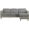 Estoralis | JAVA | Rivestimento seduta e schienale per divano e poltrona | Tessuto super elastico C/ 09 Grigio Chiaro | Taglia L (tra 50-85 cm x 95-130 cm e 10-20 cm di altezza)