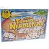 COSE DA CASA Tombola napoletana con 48 cartelle della Smorfia con Cestino in Vimini Numeri in Legno
