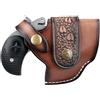 TOURBN TOURBON Fondina per pistola in vera pelle Custodia per il trasporto nascosto della pistola per fondina Derringer Borsa per destrimani